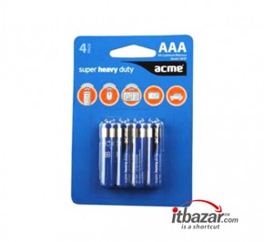 باتری نیم قلمی اکمی R03P AAA