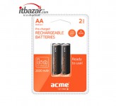 باتری قلمی قابل شارژ اکمی R06 Nimh 2600mAh 2PCS