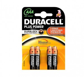 باتری نیم قلمی آلکالاین دوراسل Plus Power 4Pack
