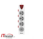 چند راهی و محافظ برق هانت کی PZB404 3AC 2USB