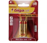 باتری نیم قلمی گیگاسل Ultra Heavy Duty 1.5V 2Pack