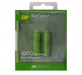 باتری نیم قلمی قابل شارژ جی پی ReCyko+ 650mAh 2pack
