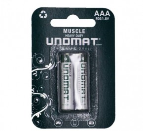 باتری نیم قلمی یونومات Muscle Heavy Duty 1.5v 2pack