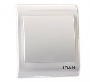 کلید برق ایران الکتریک سفید