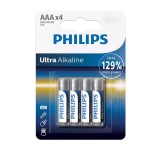 باتری نیم قلمی فیلیپس Ultra Alkaline LR03E4B 1250mAh
