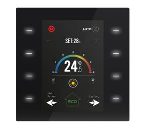 کلید لمسی هشت پل هوشمند اینترا JUST TOUCH