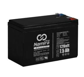 باتری سیلد اسید 12V 7.5Ah نامیرا نیرو