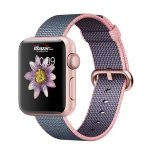 اپل واچ 2 Rose Gold Case Midnight Blue Band 38mm