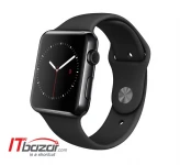 اپل واچ 2 Black S-Steel Case Black Band 38mm