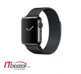 اپل واچ Black S-Steel Case Black Milanese 42mm