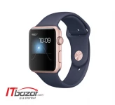 ساعت هوشمند اپل Rose Gold Case Blue Band 42mm