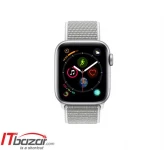 اپل واچ 4 Silver Aluminum Case Loop Band 44mm