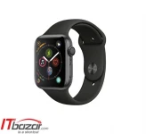 اپل واچ 4 Space Black S-Steel Case Sport Band 44mm