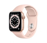 اپل واچ 6 Gold Aluminum Case With Sport Band 44mm