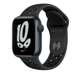 اپل واچ سری 7 مشکی 45mm بدنه آلومینیوم با بند نایکی