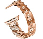 بند فلزی اپل واچ 38-40-41 میلیمتری نگین دار