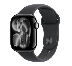 اپل واچ 11 مشکی 46mm بدنه آلومینیوم با بند اسپرت