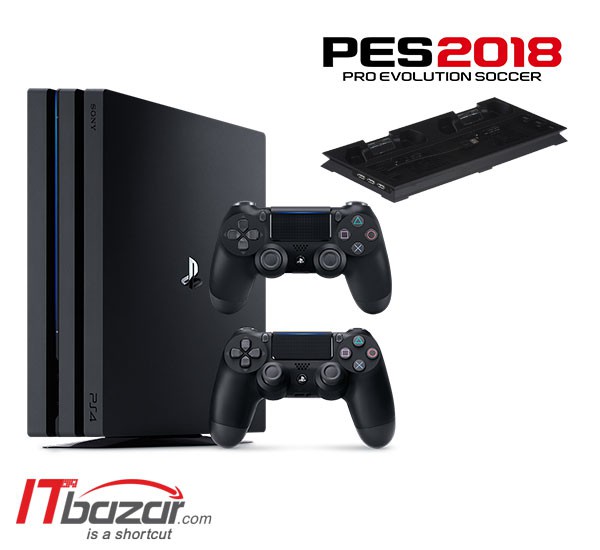 پلی استیشن PS4 Pro 1TB Region 2 با دو کنترلر