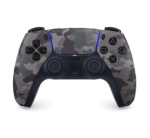 گیم پد بی سیم پلی استیشن 5 دوال سنس Gray Camouflage