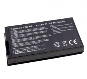 باتری لپ تاپ ایسوس A32-A8 6 Cell 4800mAh