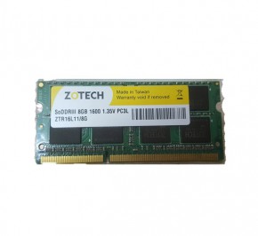 رم لپ تاپ زوتک 8GB DDR3 1600MHz PC3L-12800 Single