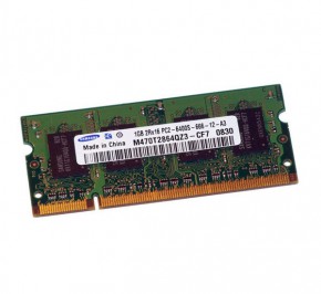 رم لپ تاپ سامسونگ 1GB DDR2 800MHz PC2-6400S