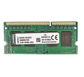 رم لپ تاپ کینگستون 4GB DDR3 1600Mhz CL11