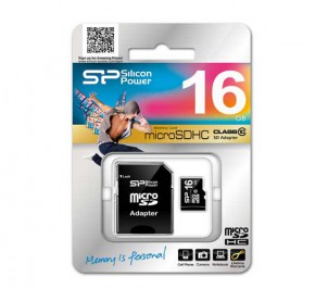 کارت حافظه میکرو SD سیلیکون پاور 16GB C6