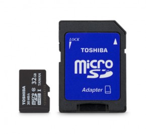 کارت حافظه میکرو SD توشیبا 32GB