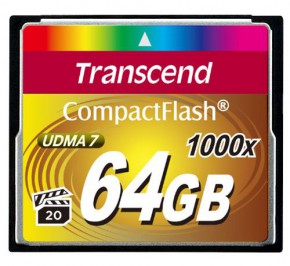 کارت حافظه SD ترسند 1000X CompactFlash CF 64GB