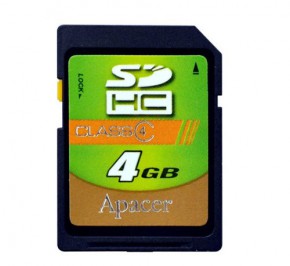 کارت حافظه اس دی 4GB Class 4