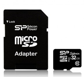 کارت حافظه میکرو SD سیلیکون پاور UHS 32GB