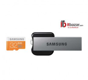 کارت حافظه میکرو SD سامسونگ 16GB با USBReader