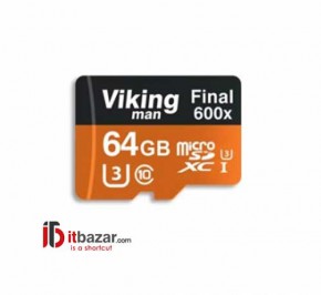 کارت حافظه میکرو SD وایکینگ من UHS-U3 600X 64GB