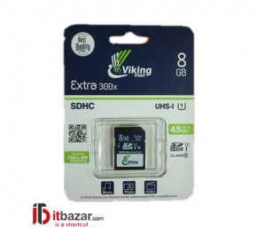 کارت حافظه میکرو SD وایکینگ من UHS-U1 300X 8GB
