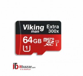 کارت حافظه میکرو SD وایکینگ من UHS-1 300X 64GB