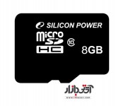 کارت حافظه میکرو SD سیلیکون پاور 8GB C10 U1