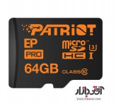کارت حافظه میکرو SD پاتریوت EP Pro C10 U3 64GB