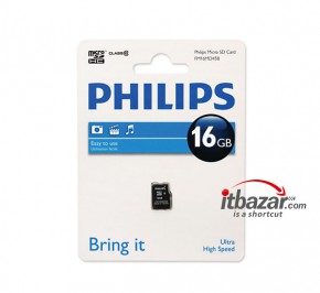 کارت حافظه میکرو SD فیلیپس 16GB C10 FM16MD45B