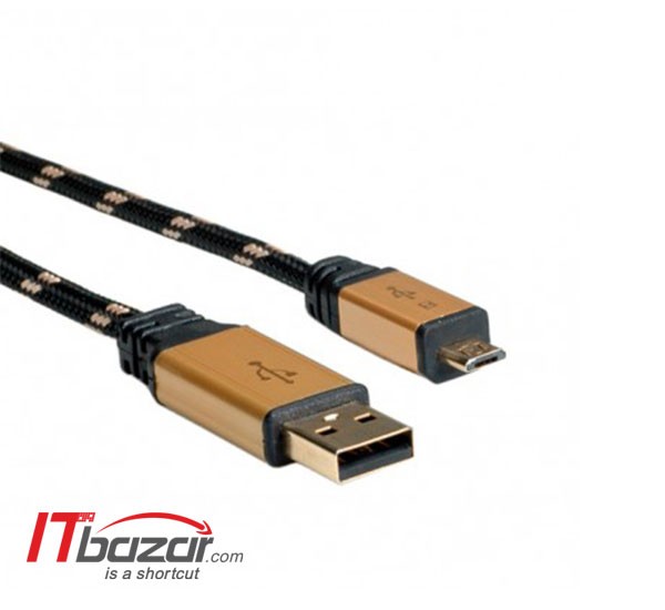 کابل شارژر موبایل و تبلت بافو USB3 1.5m Gold