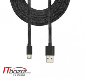 کابل شارژر موبایل و تبلت بافو USB2 3m 1FC Mesh