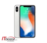 گوشی موبایل اپل آیفون X 256GB نقره ای