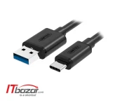 کابل شارژر یو اس بی تایپ سی یونیتک Y-C474BK USB3