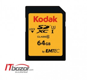 کارت حافظه SD کداک 64GB C10 UHS-I U3