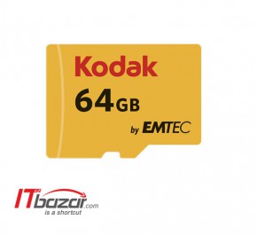 کارت حافظه میکرو SD کداک 64GB C10 UHS-I U1