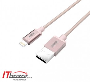 کابل شارژر موبایل اپل یونیتک USB2 1m Y-C499A