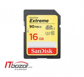 کارت حافظه SD سن دیسک Extreme 16GB 600X