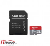 کارت حافظه میکرو اس دی سن دیسک Ultra 32GB 533X