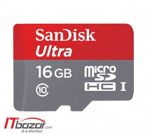 کارت حافظه میکرو SD سن دیسک Ultra 16GB 533X