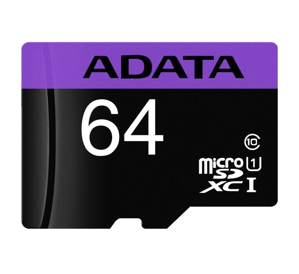 کارت حافظه میکرو SD ای دیتا Premier UHS-I C10 64GB